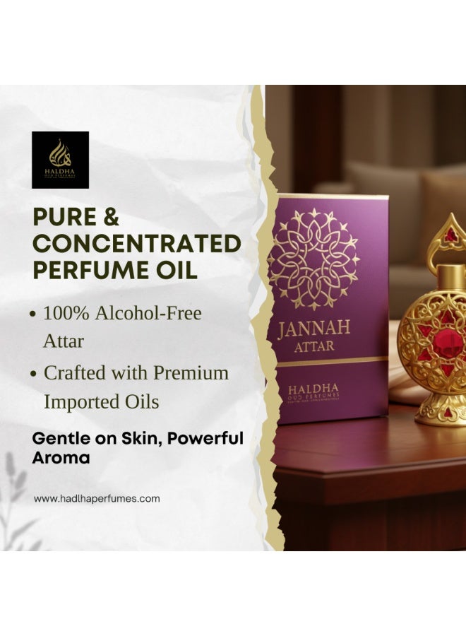 هالدها عطر جنة من هالذّه – عطر زيتي فاخر بدون كحول للرجال والنساء - Image 3